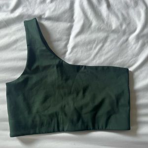 Girlfriend collective Bianca One Shoulder Bra